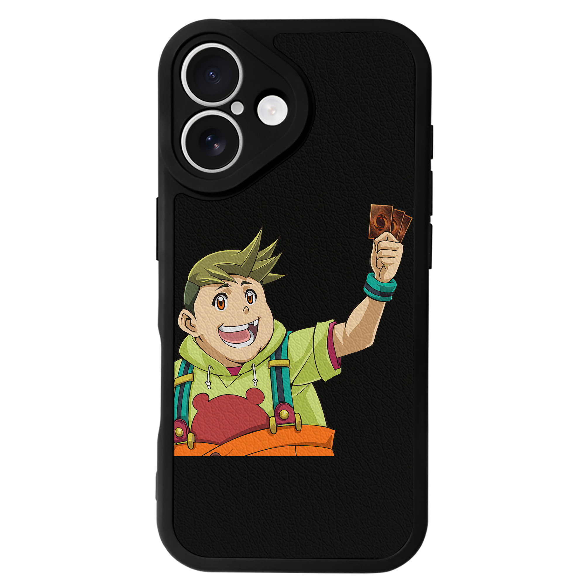 遊☆戯☆王 Yu-Gi-Oh! 【iPhone 16シリーズ対応】シリコンスマホケース（レザー調） 材質：シリコン